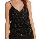 Bardot Black Sequin Camisole Photo 0