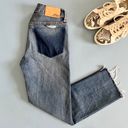 Polo Ralph Lauren Waverly Straight Crop Patchwork Distressed Denim Jeans Photo 1