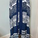 Lane Bryant  Blue & White Floral Handkerchief Hem Maxi Dress 26 / 28 Photo 7