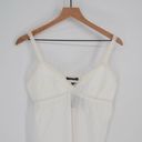 Brandy Melville NWT  Edith Lace Trim Cotton Tank Top V-Neck White One Size Photo 4