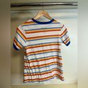 Netflix Stranger Things  Rainbow Stripe Hawkins Indiana Ringer T-Shirt XS Photo 3