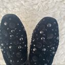 Donald Pliner  Lyle Embellished Black Slip On Flat Loafers Photo 2