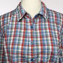 Tommy Hilfiger Long Sleeve Shirt Half Button Plaid Sailing Top XL Photo 1