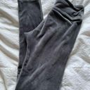 Essential Cozy winter : soft faux velvet gray leggings Photo 6