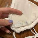 Hollister NWT  CROCHET-STYLE STRING TRIANGLE BIKINI TOP Photo 4