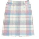 American Vintage Vintage Plaid Skirt Pastel Pencil Skirt Photo 0