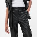 Gap Mid Rise Vegan Leather Loose Pants Photo 1