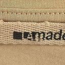 LA Made  Light Tan V Neck Piped Tee Small New Photo 4