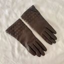 Vintage genuine brown Italian leather gloves Madova Florence Italy size 6.5 Photo 0