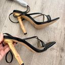 EGO NEW  Open Toe Wooden Stiletto Heels 6 Photo 10