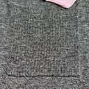 Talbots T by  Mixed Texture Marled Cardigan Womens Sz S Pink/Black/Grey Long Cozy Photo 8