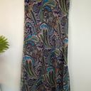 New York & Co. Blue Green Paisley Print Maxi Skirt  Photo 0