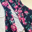 Unbranded Floral High Slit Maxi Skirt Women's Size XL Swim Cover Blue Pink Green Photo 5