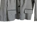 Houndstooth Lauren Alexandra Women Jacket Blazer Collar 3 Button Closure Size 10  Photo 9