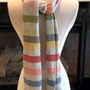 Etcetera Mindy Scarf Angora Lambswool Nylon Viscose Cashmere Cozy Striped New Photo 1