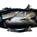Bueno Collection black leather bag handbag purse tote with double straps NWT Photo 3