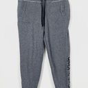 Calvin Klein  Grey Spellout Jogger Sweatpants Photo 0