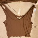 Madewell Tan Cardigan Sweater  And Tank Set Size M Photo 3