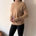 Wilfred  Aritzia Brown 100% Merino Wool Turtle Sweater Size M Photo 7