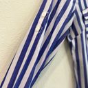 Soho  New York & Company Jeans Button Down Striped Blouse. Size small Photo 2