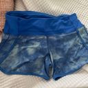 Lululemon Blue Speed Up Mid Rise Shorts 4” Photo 3