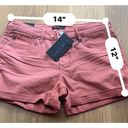 Dear John  American Classic Coral Pink Denim Rolled Jean Shorts Womens 29 Photo 4