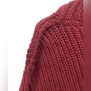 Free People NWT  Oversized Ribbed Chunky Knit Turtleneck‎ Pullover Sweater Sz XS Photo 9