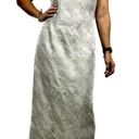 Carmen Marc Valvo  Collection Strapless Beaded Column Dress Photo 0