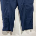 DKNYGOLF Capri Pant Sz 14 By Jamie Sadock Navy Stretch Pockets Loops Front Zip Photo 4