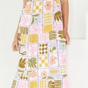 Paper Heart Colorful Patchwork Tie Back Maxi Dress Photo 0