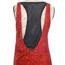 Lovers + Friends  Womens Tank Top Back Mesh Snakeskin Print Sz Small Sleeveless Photo 0