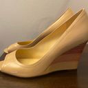 Kate Spade Patent Leather Peep-toe Wedges Photo 3