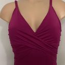 Tommy Bahama New.  Cabernet cross front swimsuit. MSRP $149. Size 10 Photo 3