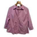 Basic Editions  Woman Button Down Blouse—Size 1X Photo 0