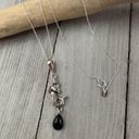 Onyx Mermaid Black  Sterling Silver Necklace Photo 3