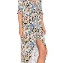 Knot Sisters  MORRISON KIMONO FLORAL BUTTON FROM HI LOW BOHO 3/4 SLEEVE DRESS XS Photo 0