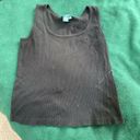 Polo  Ralph Lauren Black Ribbed Tank Top Photo 0