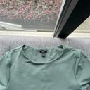 EXPRESS Body Contour Tee Green Photo 1