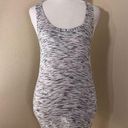 Lululemon  Salute the Sun Singlet II Tiger Space Dye Black White Size 4 Photo 0