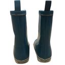 Tretorn  Blue Faux Fur Lines Rubber Boots - size 5 Photo 2