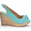 Apt. 9  Callista peep toe sling back wedges Photo 2