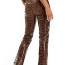 Danielle Bernstein  Womens Animal Print Straight Leg Photo 0