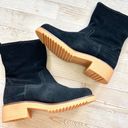 Clarks New‎  Eden Mid Hi Suede Boots | Black Size 8.5 Photo 1