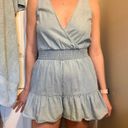 American Eagle Denim Romper With Pockets Photo 3