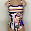 Trina Turk New.  floral swimsuit….size 8 Photo 5