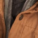 Dickies NWT  Shacket Canvas Zip Up Snap Jacket Shirt Workwear Camel Brown Tan Hooded Hoodie Photo 5