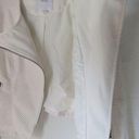 Skinny Girl white faux leather motto jacket Size Large Photo 6