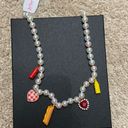 Betsey Johnson charm necklace. Photo 2