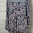 Torrid  Gray Floral Lace Top size 3 Photo 5