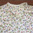 VTG CHERRY PURPLE FLOWER NIGHTGOWN TEE DRESS Red Size M Photo 1